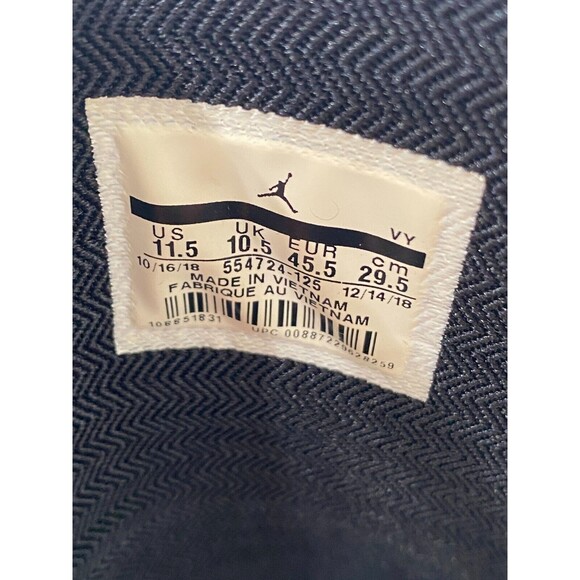 Nike Air Jordan 1 Mid Multi-Color 554724-125 Size 11.5 Men's - Picture 7 of 9